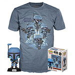 Star Wars The Mandalorian - Figurine POP! et T-Shirt The Mandalorian - Taille L