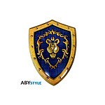 World of Warcraft - Plaque métal Bouclier Alliance (26x35)