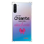 Evetane Coque Samsung Galaxy Note 10 anti-choc souple angles renforcés transparente Motif Un peu chiante tres attachante