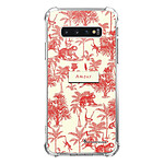 LaCoqueFrançaise Coque Samsung Galaxy S10 Silicone antichocs Solides coins renforcés  transparente Motif Botanic Amour