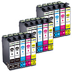 COMETE - 29XL - Pack de 15 Cartouches 29XL compatibles Epson 29 XL - Noir et Couleur - Marque française