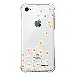 Evetane Coque iPhone 7/8/ iPhone SE 2020 anti-choc souple angles renforcés transparente Motif Marguerite
