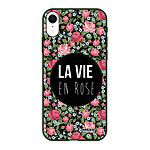 Evetane Coque iPhone Xr Silicone Liquide Douce vert kaki La Vie en Rose