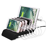 Avizar Station de charge Multi-appareils Base de charge 10.2 A 6 Ports USB 7x Supports