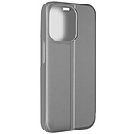 Avizar Étui Clear View pour iPhone 15 Pro Clapet Miroir Fonction Support  Argent