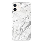 LaCoqueFrançaise Coque iPhone 12 mini 360 intégrale transparente Motif Marbre gris Tendance