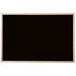 BI-OFFICE Tableau noir, bois naturel, 400 x 300 mm, noir