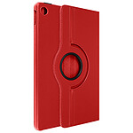 Avizar Étui folio pour Lenovo Tab M10 Plus Gen 3 Support rotatif Paysage Portrait  rouge
