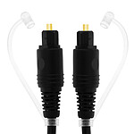 LinQ Câble Toslink Audio Numérique avec Lumière Fibre Optique 3m  Noir
