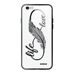 Evetane Coque iPhone 6/6s Coque Soft Touch Glossy Love Life Design