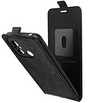 Avizar Étui pour Xiaomi Redmi 12C clapet vertical magnétique porte-carte  Noir