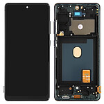 Avizar Bloc Complet pour Samsung Galaxy S20 FE Écran LCD et Vitre Tactile et Châssis Compatible Noir