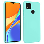 Avizar Coque pour Xiaomi Redmi 9C Silicone Gel Semi-rigide Finition Soft Touch Turquoise