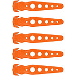 WESTCOTT Cutter de sécurité, set de 5, orange