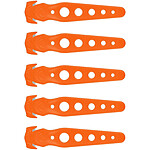WESTCOTT Cutter de sécurité, set de 5, orange