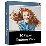 Pack de 50 textures papier  - Licence perpétuelle - 1 utilisateur - A télécharger