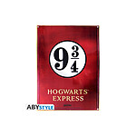 Harry Potter - Plaque métal Voie 9 3/4 (28x38)