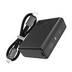 4smarts Chargeur Externe 10000mAh 2 USB-C 45W Design Compact Pocket Slim  Noir