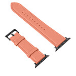 Avizar Bracelet pour Apple Watch 41mm / 40mm et 38 mm Finition Texturé  Corail