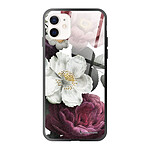 LaCoqueFrançaise Coque iPhone 12 Mini Coque Soft Touch Glossy Fleurs roses Design
