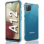 Evetane Coque Samsung Galaxy A12 Anti-chocs bords renforcés en silicone transparente Motif