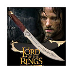 Le Seigneur des Anneaux - Réplique 1/1 Couteau elfique d'Aragorn 50 cm