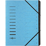 PAGNA Trieur 'Sorting File', 12 compartiments, bleu clair