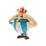 Astérix - Figurine Obelix tenant son pantalon 8 cm
