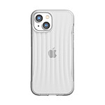 Raptic Coque pour iPhone 14 Clutch Shockproof 3M avec motif rayures Transparent