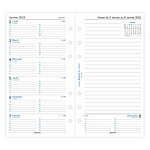 FILOFAX Recharge Format Personal Semaine sur 1 page + page de notes - français- 2023