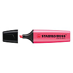 Stabilo Surligneur BOSS ORIGINAL Rechargeable pointe Biseautée 2-5 mm Rose x10