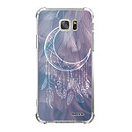 Evetane Coque Samsung Galaxy S7 anti-choc souple angles renforcés transparente Motif Lune Attrape Rêve