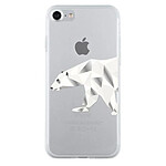 BigBen Connected Coque pour iPhone SE 2020/8/7 Semi-rigide avec motifs ours polaire Transparent