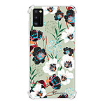 LaCoqueFrançaise Coque Samsung Galaxy A41 anti-choc souple angles renforcés transparente Motif Fleurs vert d'eau