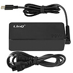 LinQ Chargeur Alimentation USB C pour Ordinateur portable Power Delivery 90W  Noir