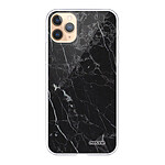 Evetane Coque iPhone 11 Pro Max silicone transparente Motif Marbre noir ultra resistant