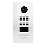 Doorbird - Portier vidéo IP lecteur de badge RFID saillie D2101V RAL 9016 KIT 2