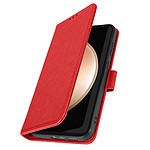 Avizar Étui pour Samsung Galaxy S23 FE Clapet Portefeuille Support Vidéo  Rouge
