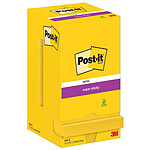 POST-IT Bloc-note adhésif Super Sticky Notes 76 x 76 mm jaune