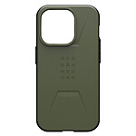 UAG Coque Anti-chutes pour iPhone 15 Pro Anneau MagSafe Vert Olive
