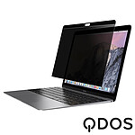 QDOS Film MacBook 12'' Protection Anti-espion OptiGuard  Transparent