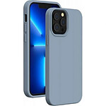 BigBen Connected Coque pour iPhone 13 Pro Max Rigide et Élégante en Silicone Soft Touch Bleu