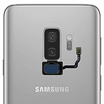 Avizar Bouton Home Samsung Galaxy S9/S9 Plus Bouton principal + Nappe de connexion Bleu