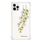 LaCoqueFrançaise Coque iPhone 12/12 Pro Silicone antichocs Solides coins renforcés  transparente Motif Fleurs Cerisiers