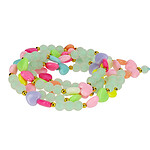 Avizar Bijou de Téléphone à Perles Rondes Bracelet 110cm Collection Lovely Multicolore