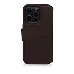 Decoded Folio Détachable Compatible avec le MagSafe en cuir pour iPhone 14 Pro Max Marron