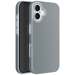 Avizar Coque pour iPhone 16 Silicone Souple Intérieur Doux Bord Surélevé Gris