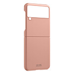 Avizar Coque pour Samsung Z Flip 3 Rigide avec Bande Antidérapante Rose Gold