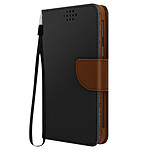 Avizar Etui universel pour Smartphone 152 x 76 x 10 mm avec Porte-cartes  Fancy Style marron