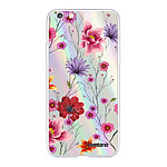 Evetane Coque iPhone 6/6S silicone fond holographique Fleurs Multicolores Design